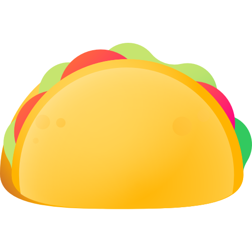 Taco 3D Color icon