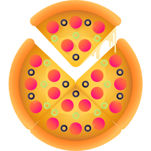 Пицца 3D Color иконка