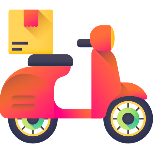 Motorbike 3D Color icon