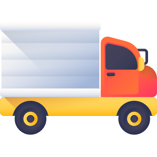 lastwagen 3D Color icon