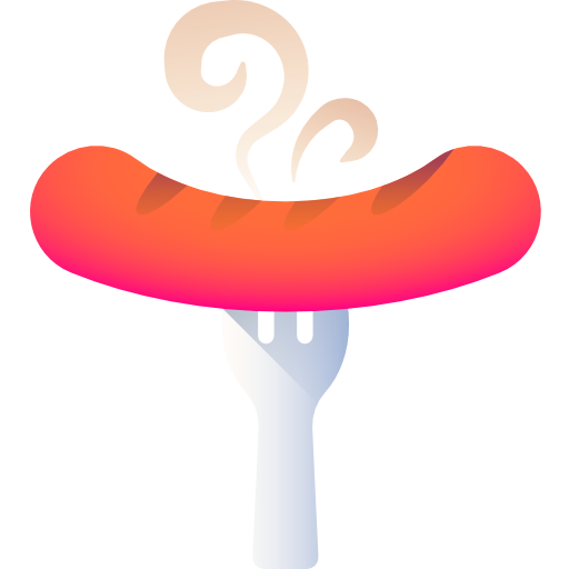 Колбаса 3D Color иконка