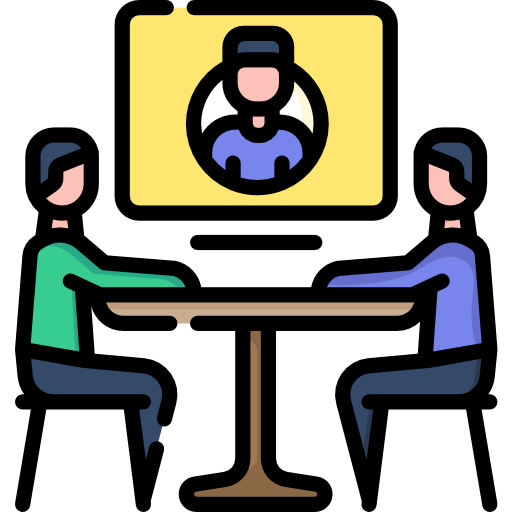 Video conference Special Lineal color icon