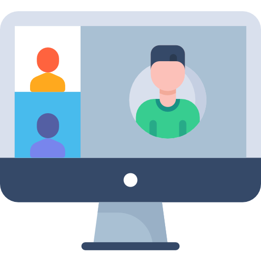 Videoconference Special Flat icon