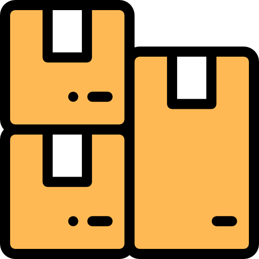 Storage Detailed Rounded Lineal color icon