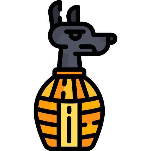 Canopic jar Special Lineal color icon