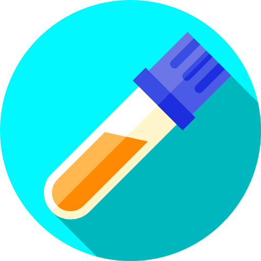 urine test Flat Circular Flat icoon