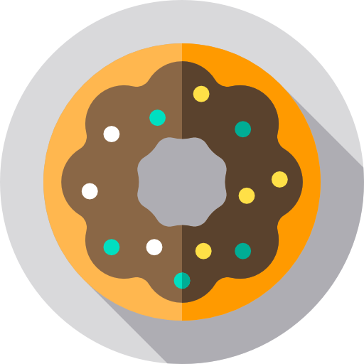 도넛 Flat Circular Flat icon