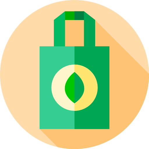 Recycled bag Flat Circular Flat icon