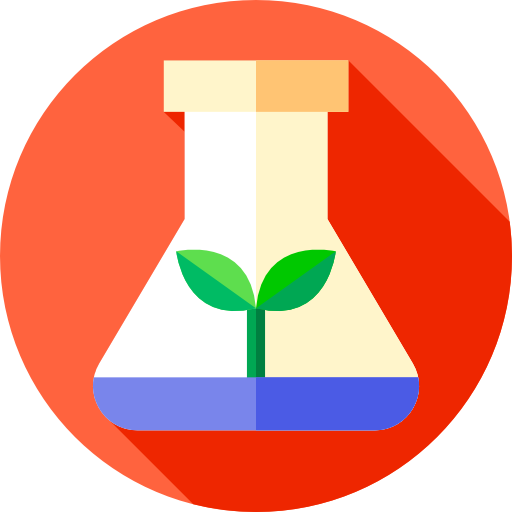 Biology Flat Circular Flat icon