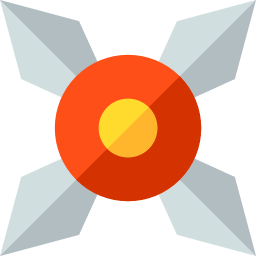 shuriken Basic Straight Flat icono