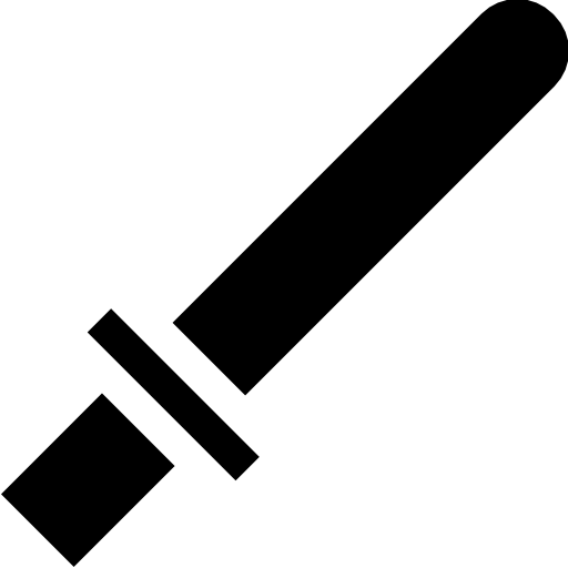 katana Basic Straight Filled icona