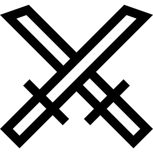 Katana Basic Straight Lineal icon