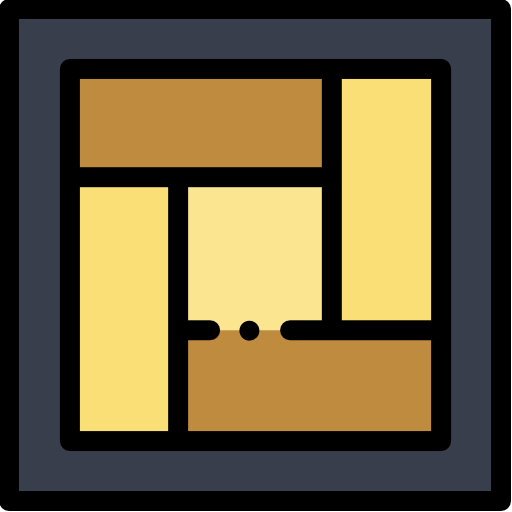 Tatami Detailed Rounded Lineal color icon