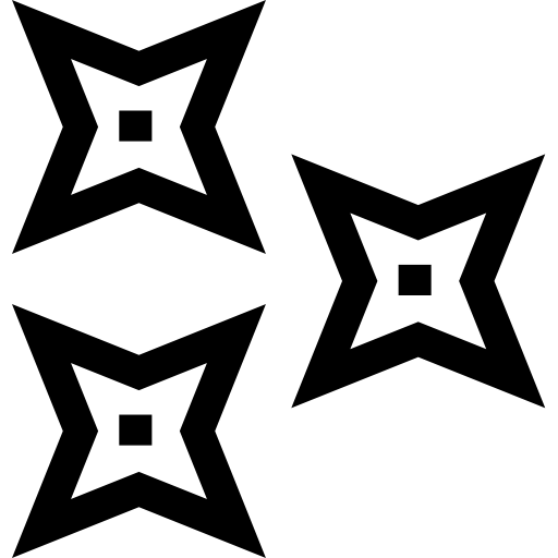 szurikeny Basic Straight Lineal ikona