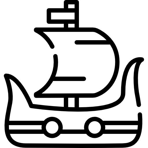 バイキング船 Special Lineal icon