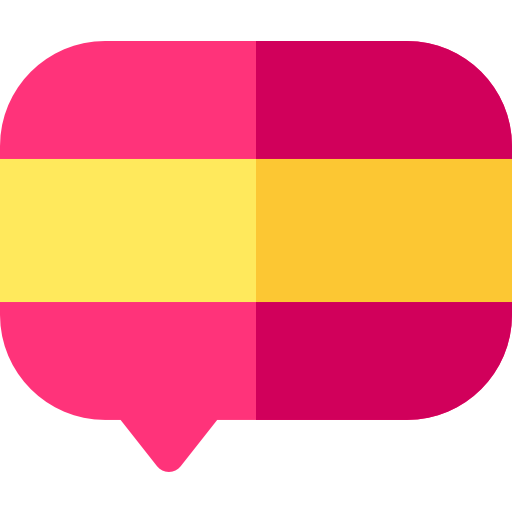 spanische sprache Basic Rounded Flat icon