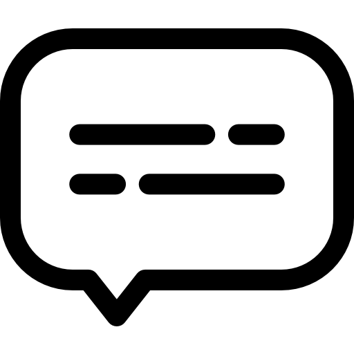 bate-papo Basic Rounded Lineal Ícone