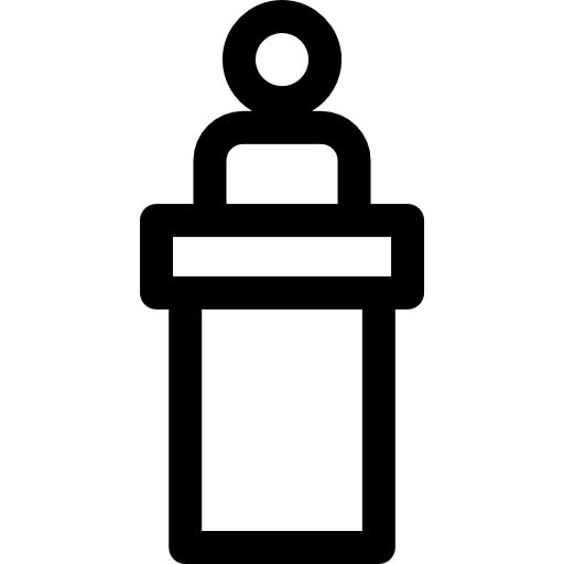회의 Basic Rounded Lineal icon