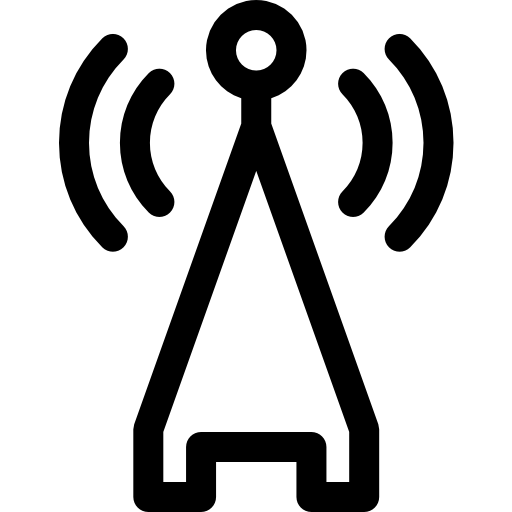 antena Basic Rounded Lineal ikona