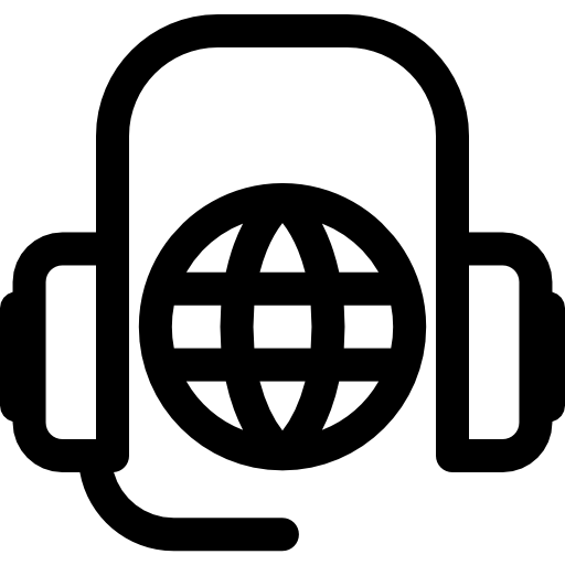 auricolare Basic Rounded Lineal icona