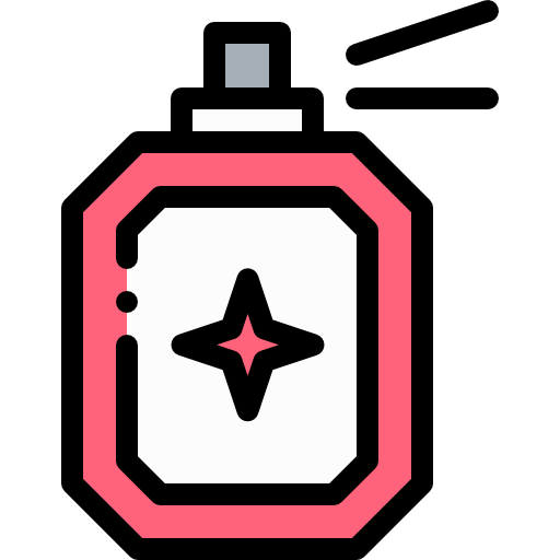 Fragance Detailed Rounded Lineal color icon