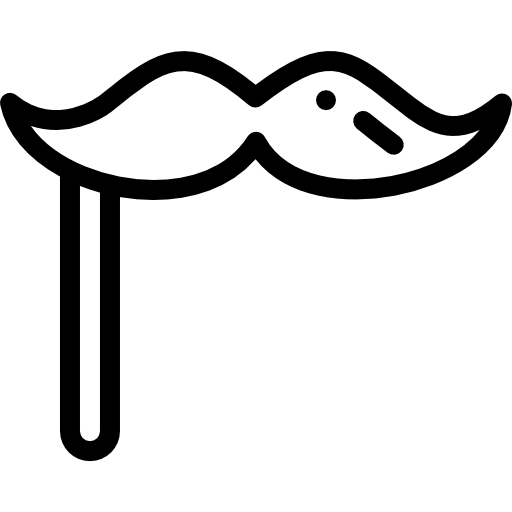 口ひげ Detailed Rounded Lineal icon