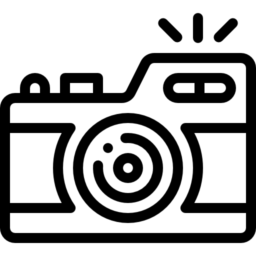 fotocamera Detailed Rounded Lineal icona