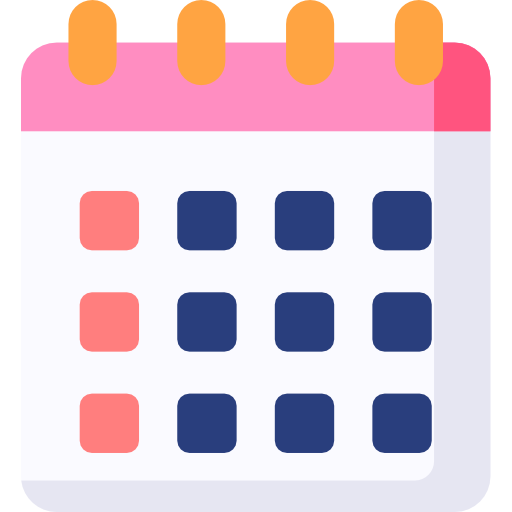 kalender Special Flat icoon