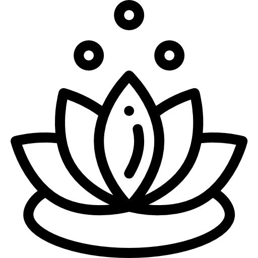 ハスの花 Detailed Rounded Lineal icon