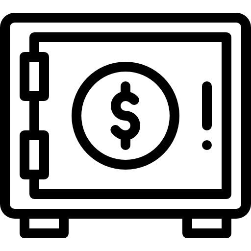금고 Detailed Rounded Lineal icon