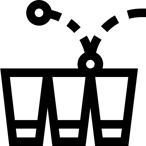piwny ping-pong Basic Straight Lineal ikona