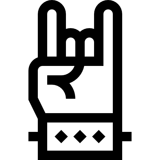 main Basic Straight Lineal Icône