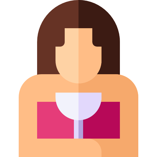Woman Basic Straight Flat icon