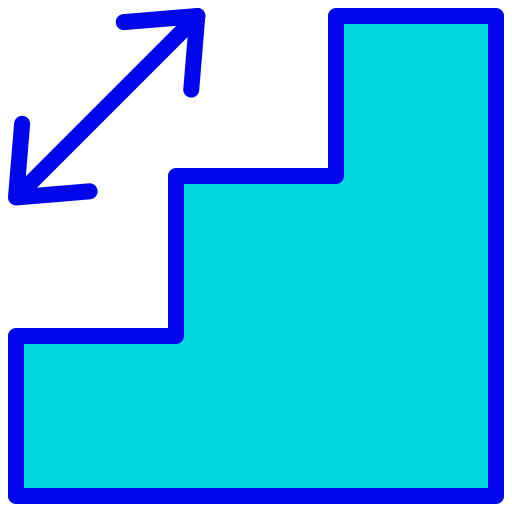 Down Generic color lineal-color icon