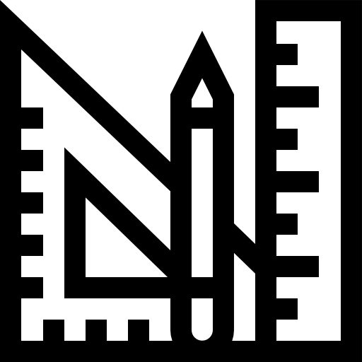 herramientas Basic Straight Lineal icono