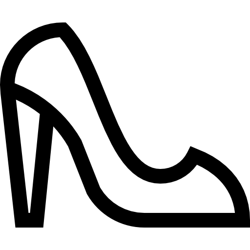 ハイヒール Basic Straight Lineal icon