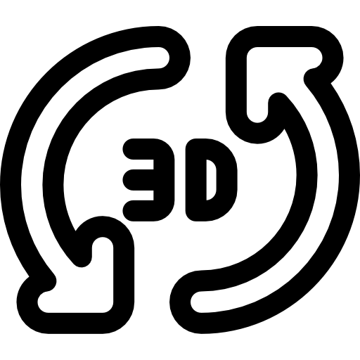 회전 Basic Rounded Lineal icon
