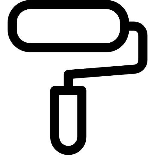 ペイントローラー Basic Rounded Lineal icon