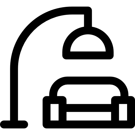リビングルーム Basic Rounded Lineal icon