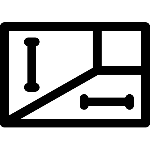 측정 Basic Rounded Lineal icon