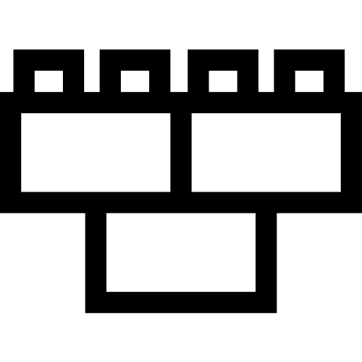 blöcke Basic Straight Lineal icon