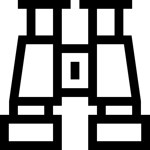 lornetka Basic Straight Lineal ikona