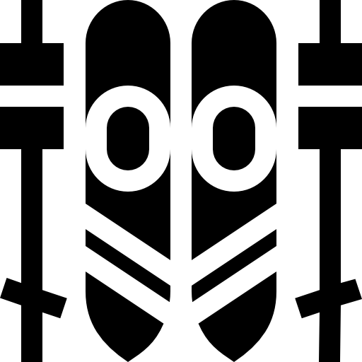 narty Basic Straight Filled ikona
