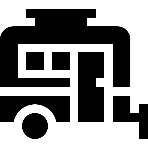 wohnwagen Basic Straight Filled icon