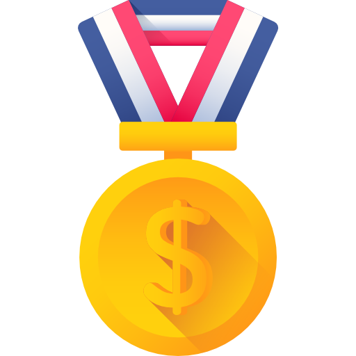 Medal 3D Color icon