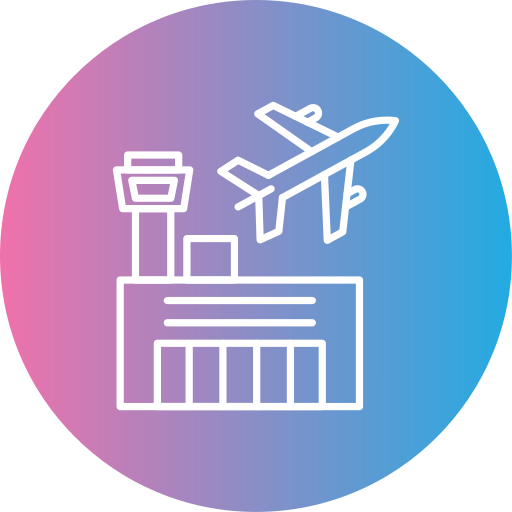 공항 Generic gradient fill icon