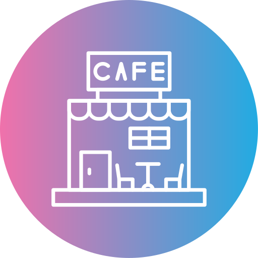카페 Generic gradient fill icon