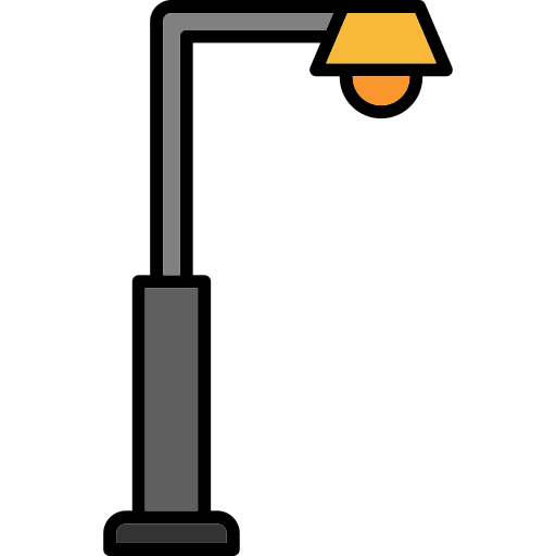 oświetlenie uliczne Generic color lineal-color ikona