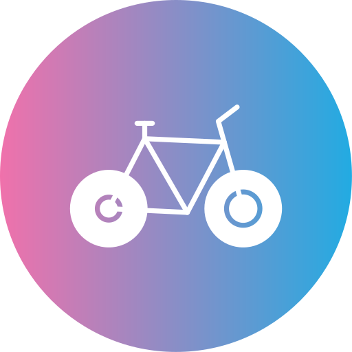 Bicycle Generic gradient fill icon