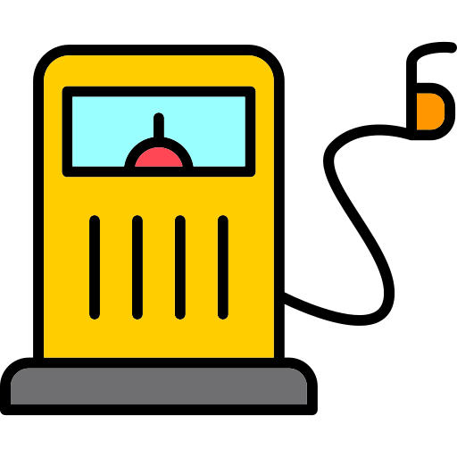 Fuel station pump Generic color lineal-color icon